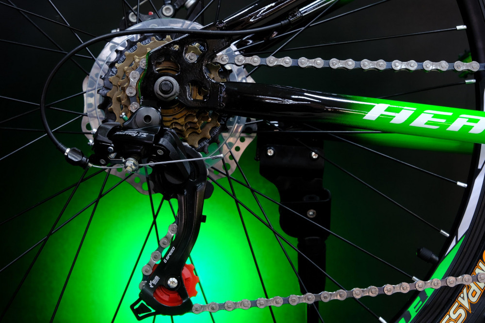 Heam FOX 26 Чёрно/Зелёный рама 15 (на рост 141-160)