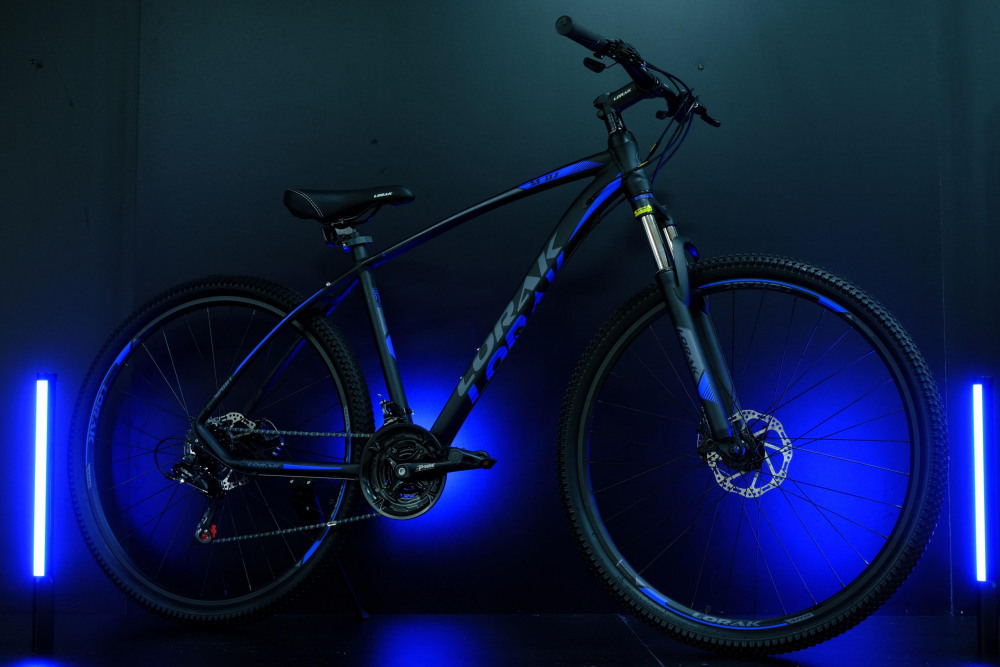 LORAK M-07 Prom Матовый Чёрный/Синий 19р (на рост 171-182)