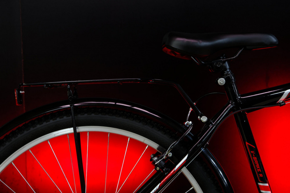 MAXSTAR 26" V-BRAKE R Чёрный/Красный