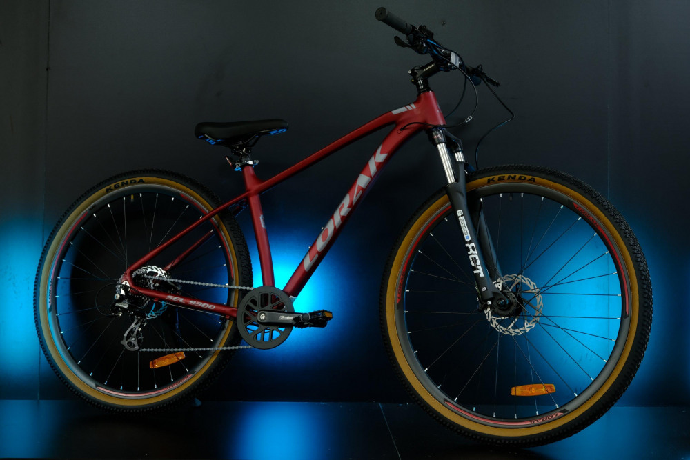 LORAK Sel 9300 Матовый Красный/Серый 22р (на рост 183-193)